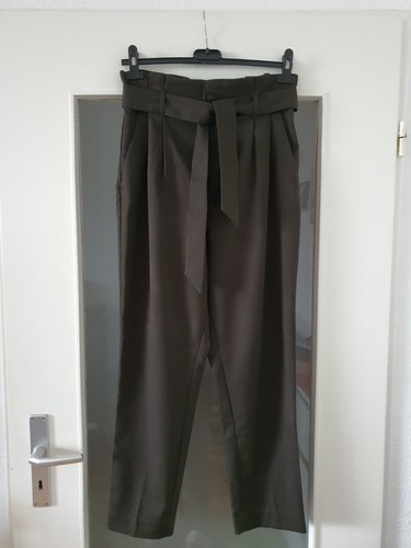 Dunkelgrüne damen stoffhose - damen,