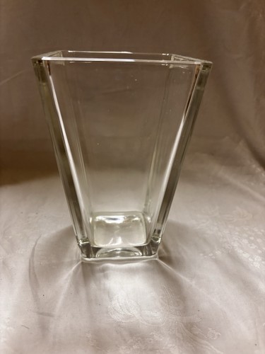 Glas vase eckig höhe - glas, circa