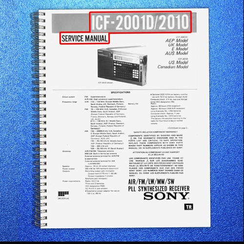 Sony icf 2001d - sony, 2010