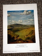 Hans Thoma: Blick auf ein Taunustal, bei Kronberg Königstein? Beilage Jugendlust