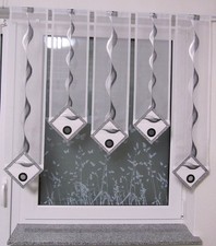 Scheibengardine, Bistrogardine  Flächenvorhang – moderne Gardinen & Vorhänge Neu