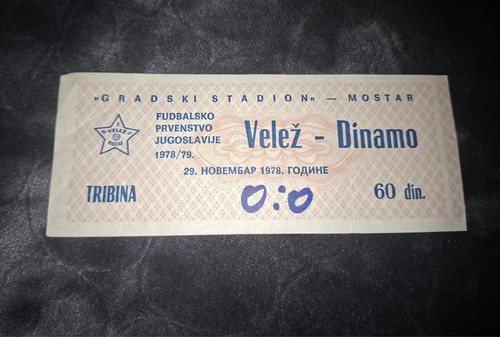 Vintage football ticket - football,