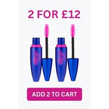 2 für 12£ Angebot Maybelline The Rocket Volum' Express Mascara schwarz 9,6ml