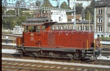 orig DIA SBB Em 3/3 18.833 Bw Zürich in Schaffhausen 15.08.1971 (170813