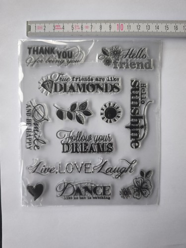 Silikon stempel set - silikon-stempel-set, clear