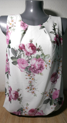 Weißes 2 lagen - weißes, 2-lagen-shirt
