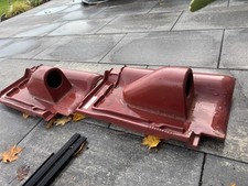 Dachziegel Creaton FUTURA NUANCE weinrot Edel engobiert Ziegel Ton Durchgang