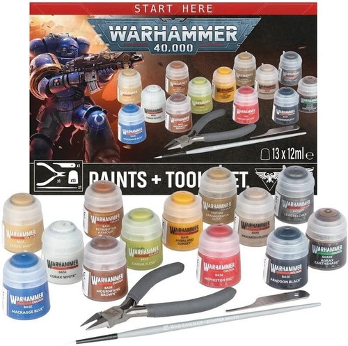 Warhammer 40k paints tools - warhammer,