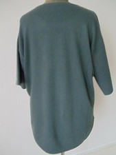 Schumacher,Gr.3, (40-42) Pullover-Exklusiv-Kaschmir- graublau -Straß -Neuwertig 