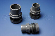 PVC Anschluss Schott Tank Fass Regentonnen Anschluss Durchführung  20 bis 110mm