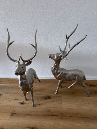 Hirsch deko weihnachten metall - deko,