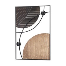 Metallbild Wanddekoration