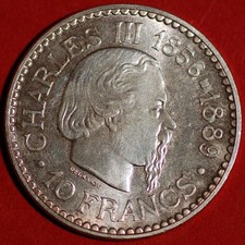 Monaco 10 Francs 1966 Rainier