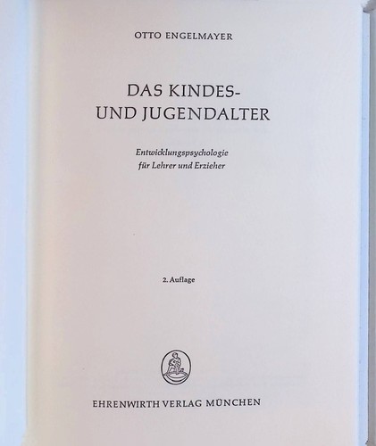 Das kindes und jugendalter - und,