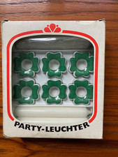 Funny Design Party Leuchter Kleeblatt Glücksklee Kerzenständer + Karton