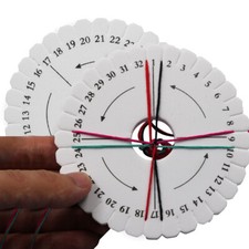 2X Kumihimo Flechtscheibe