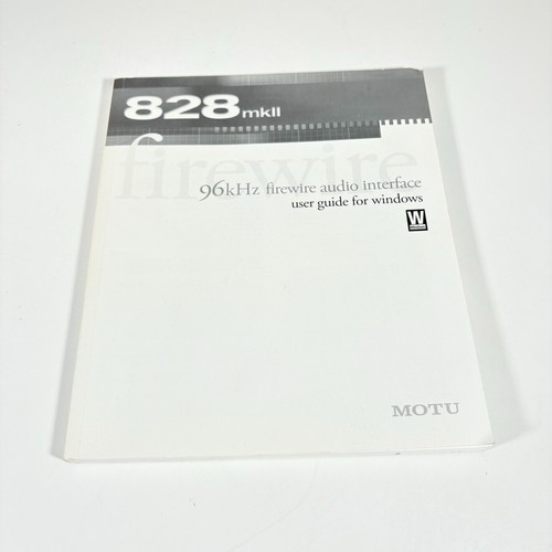 Motu 828 mkii audio interface - motu,