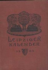 Buch: Leipziger Kalender 1909