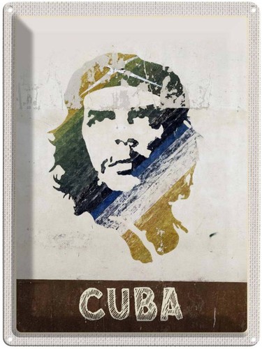 Blechschild 40x30 cuba - blechschild,