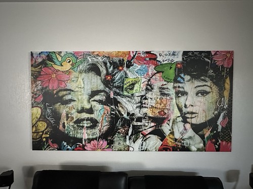 Pop art frauen - leinwand, bilder