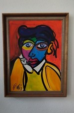 Peter Robert Keil Gemälde "Van Gogh" Berlin 85