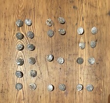 Zahlenknöpfe Feldbluse Wehrmacht Reichswehr Bodenfund Konvolut Knöpfe Sammlung