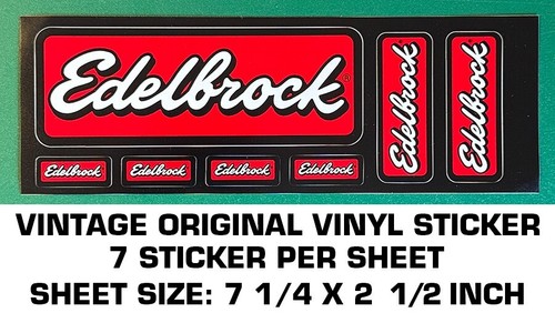 Edelbrock vintage original - vintage,