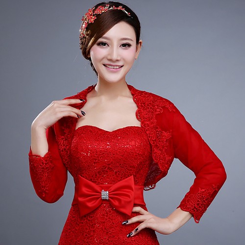 Lace bolero cape manteljacke - lace,