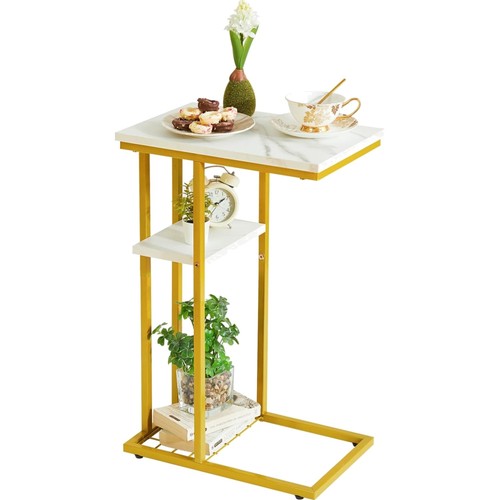 Beistelltisch form metall - beistelltisch, c-form