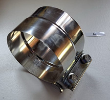 DAF 0079444 Auspuffschelle Rohrverbindung Edelstahl Bandklemme LKW Original NEU!