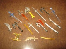 PLAYMOBIL KG : KLEINES LOT WAFFEN SCHWERTER FÜR KÖNIG RITTER BARBAREN !!!