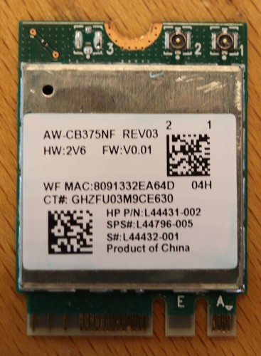 Wlan original realtek - m.2,