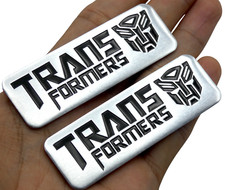 2x Metal Transformers Emblem