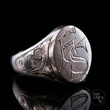 Antiker Art Deco Monogramm