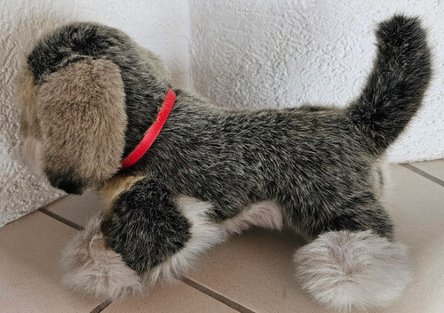 Kuscheltier hund mit - mit, kunstfell
