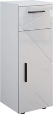 Midischrank Badschrank Badezimmermöbel Irma Hochglanz modern 30x81 cm Vicco