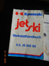 Werkstatthandbuch Kawasaki  Jetski X2 JS650 SX ,  Reparaturanleitung ab 1986