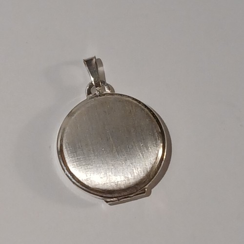 Medaillon rund silber - silber, 835