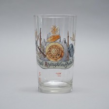 Glasbecher Emaillemalerei Ring