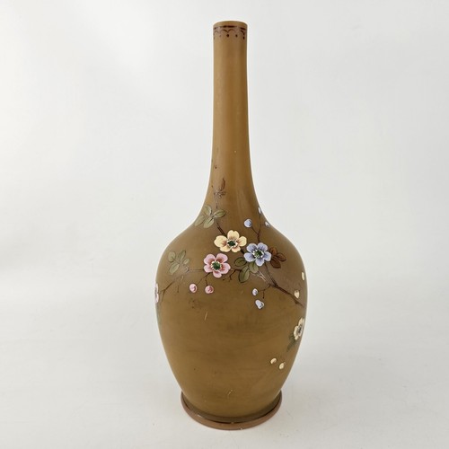 Antike pfirsich blasglas - pfirsich, vase