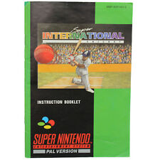 SNES Super International Cricket Spielanleitung / Handbuch / Manual / Guide / In