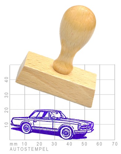 Oldtimer autostempel mercedes - oldtimer,