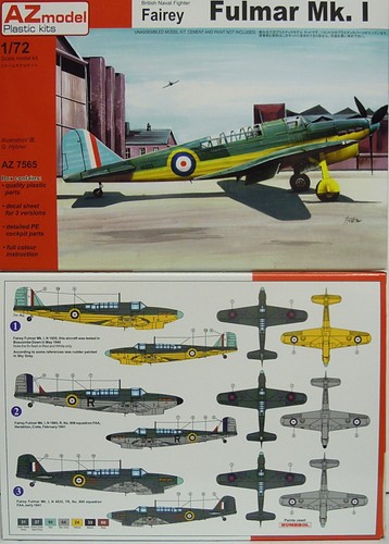 Fairey fulmar az model - mk.i,,