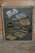 Altes Reklameschild Um 1900,Delta Zigarettenfabrik Dresden,Historisch/Antik!!!!!