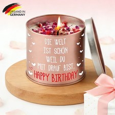 Kerze aus Metall Geschenk für