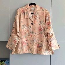 Marc Abbas♥ Designer Tunika Bluse 46 48 50 hübsche details*Geblümt*Lagenlook