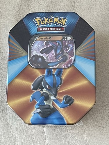 Pokemon lucario tin - pokemon,