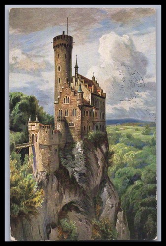 Ansichtskarte kunst schloss - /,