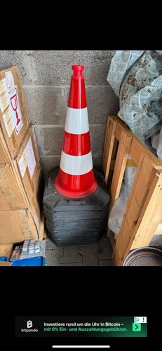 Verkehrsleitkegel 10x horizont - verkehrsleitkegel,