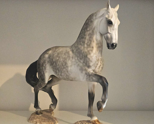 Traditional resin lipizzaner - traditional,